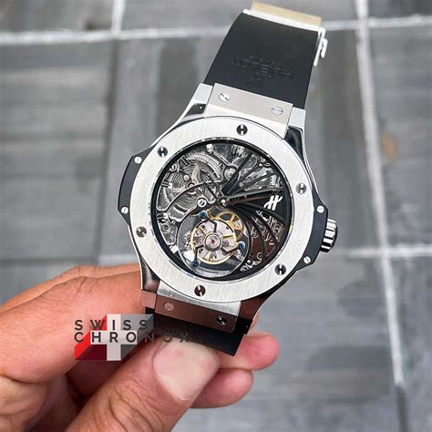 hublot skeleton flying tourbillion|Hublot big bang tourbillon.